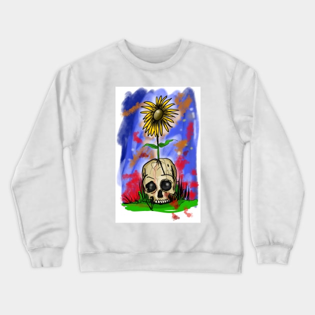 Ukrainian sunflowers seeds for grandma Crewneck Sweatshirt by silentrob668